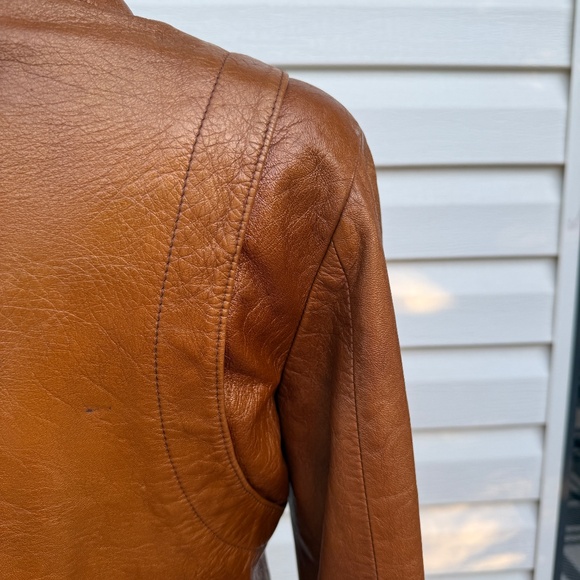 Vintage 70s Champs Elysée Fashions leather jacket (Made in Canada) - Picture 8 of 12